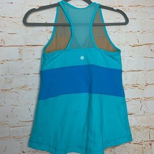 Lululemon, Razor back tank, blue, 10